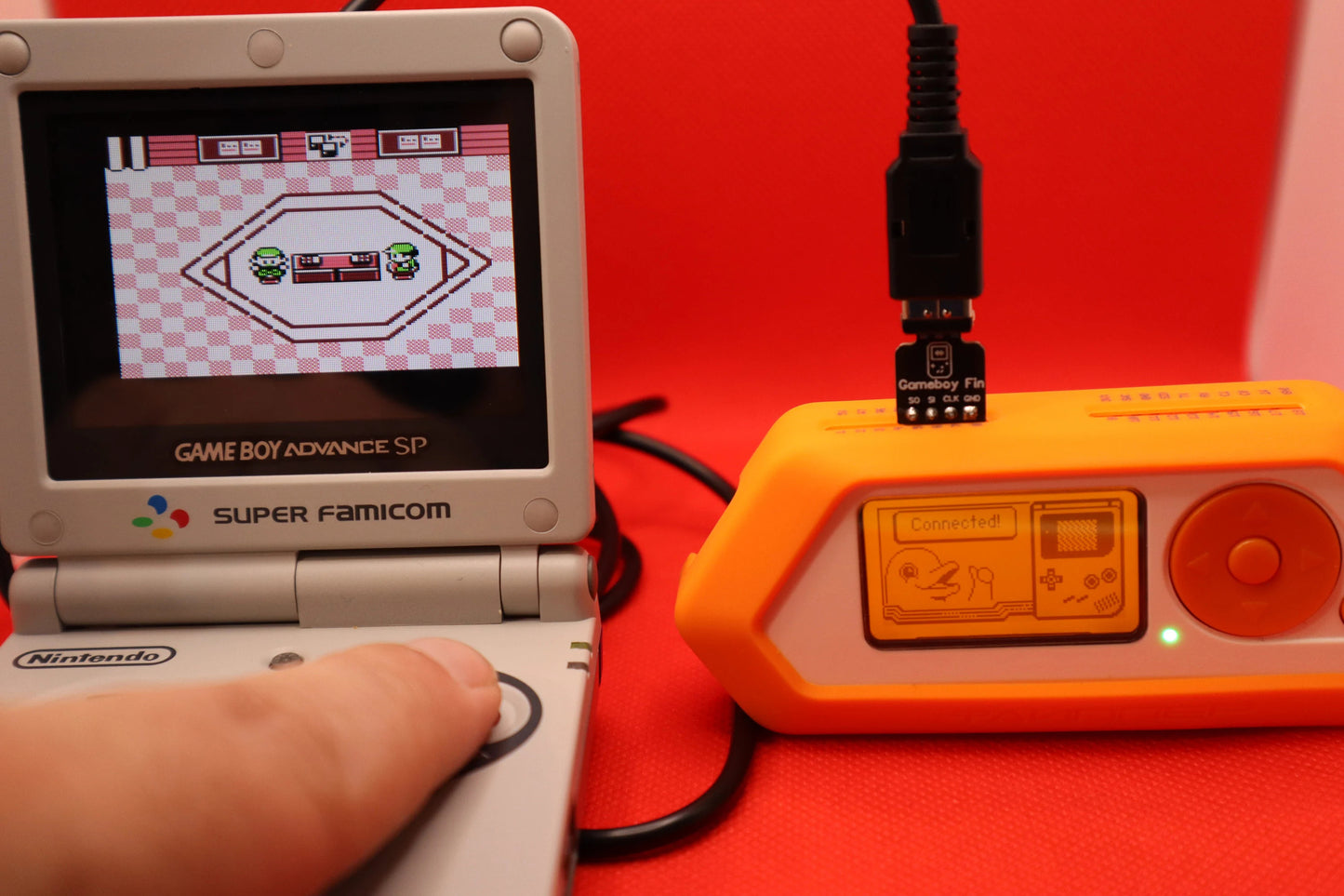 Flipper Zero Gameboy Link cable board for trading Pokemon